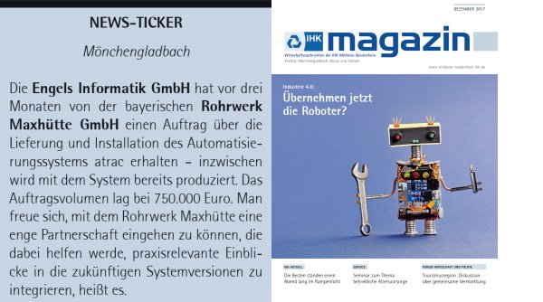 IHK Magazin schreibt über uns