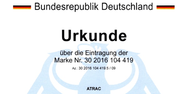atrac® wurde beim Deutschen Patent- und Markenamt eingetragen
